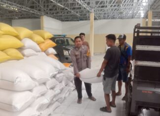 Bhabinkamtibmas Polsek Sarudu Dampingi Petani Jual Hasil Panen Jagung ke Bulog