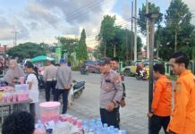 Patroli Sore Pos Terpadu Bundaran Smart Pasangkayu, Pastikan Keamanan dan Kelancaran Aktivitas Masyarakat