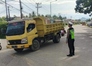 Satgas Kamseltibcarlantas Polres Pasangkayu Intensifkan Himbauan Keselamatan Mudik 2026