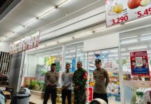 Ciptakan Rasa Aman, Personel Pos Pam Sarjo Intensifkan Patroli Malam Hari