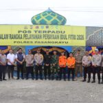 Kapolres Pasangkayu Tinjau Pos Pam dan Pos Terpadu Ops Ketupat Marano 2026, Personel Dapat Bingkisan