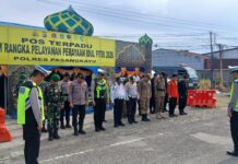 Sinergi Personel Gabungan Pos Terpadu Bundaran Smart Maksimalkan Pelayanan Idul Fitri 1447 H