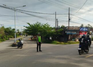 Satgas Kamseltibcarlantas Polres Pasangkayu Intensifkan Pengaturan Arus Lalu Lintas dalam Ops Ketupat Marano 2026