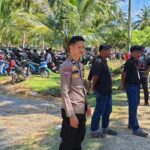 olsek Pasangkayi Pengamanan di Pantai Tanjung Batu Oge, Ribuan Pengunjung Terpantau Aman dan Tertib