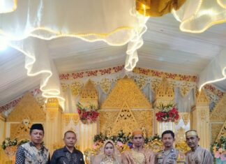 Polisi Hadir di Tengah Masyarakat, Pesta Pernikahan di Dapurang Berlangsung Aman dan Lancar
