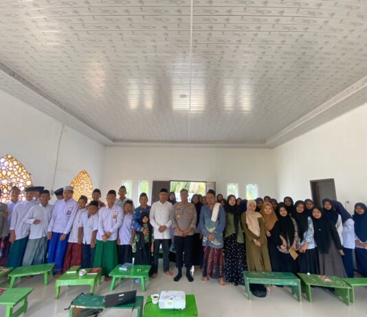Sat Binmas Polres Pasangkayu Sosialisasi di Ponpes Thoriqul Ulum, Tekankan Bahaya Narkoba dan Stop Bullying