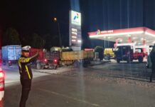 Cegah Pelanggaran dan Kecelakaan, Satlantas Polres Pasangkayu Gencarkan Blue Light Patroli