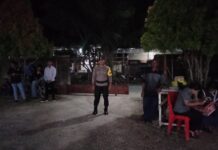 Polsek Baras Siaga Amankan Ibadah Malam Paskah, Ratusan Jemaat Beribadah dengan Khusyuk