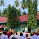 Bhabinkamtibmas Jadi Pembina Upacara di SDN Pebondo, Tanamkan Disiplin dan Pesan Kamtibmas Sejak Dini