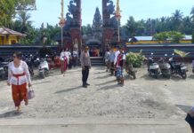 Pengamanan Dharma Santi Nyepi, Polsek Pasangkayu Jaga Kondusifitas dan Pererat Kerukunan