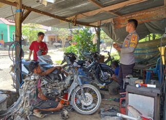 Cegah Gangguan Kamtibmas, Polsek Bambalamotu Ingatkan Bahaya Knalpot Racing