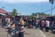 Sentuhan Humanis Polri, Pengawalan Jenazah di Bambalamotu Berjalan Aman dan Kondusif