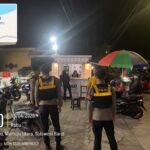 Patroli Malam Sat Samapta Polres Pasangkayu Sapu Titik Rawan, Situasi Tetap Aman Terkendali