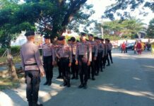 Polres Pasangkayu Turunkan Puluhan Personel, Amankan Peringatan Hari Jadi Kabupaten Berlangsung Aman dan Meriah