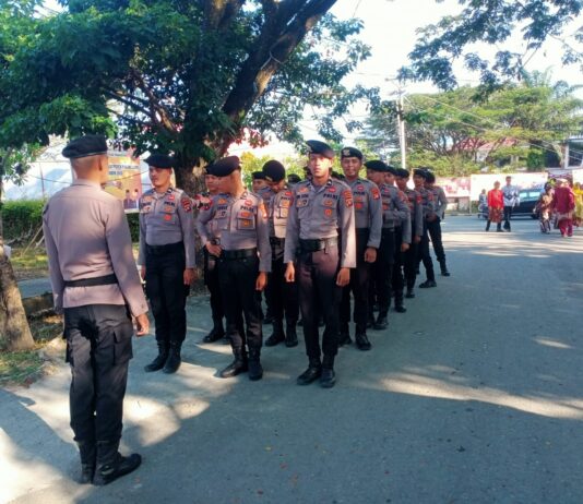 Polres Pasangkayu Turunkan Puluhan Personel, Amankan Peringatan Hari Jadi Kabupaten Berlangsung Aman dan Meriah