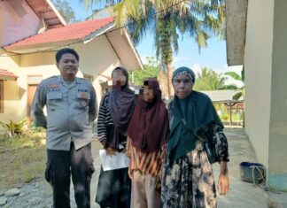 Ayah Tiri Diduga Lecehkan Dua Anak Tiri, Bhabinkamtibmas Langsung Dampingi Lapor ke Poles.