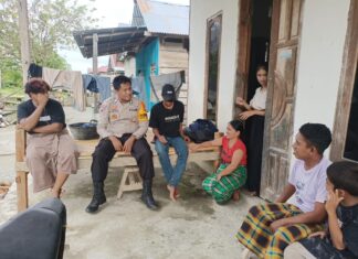 Bhabinkamtibmas Polsek Pasangkayu Imbau Warga Tidak Membakar Lahan di Musim Kemarau