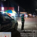 Lampu Biru Menyala di Malam Hari, Satlantas Pasangkayu Siaga Jaga Keamanan Warga
