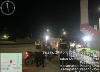 Jaga Kamtibmas, Polisi Sisir Malam Hari di Pasangkayu, Ini Hasilnya!