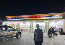 Blue Light Patroli Polsek Baras, Wujud Nyata Kehadiran Polisi Jaga Keamanan Malam Hari