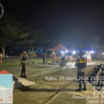 Tak Kenal Waktu! Sat Samapta Polres Pasangkayu Sisir Wilayah di Malam Hari