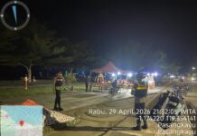 Tak Kenal Waktu! Sat Samapta Polres Pasangkayu Sisir Wilayah di Malam Hari