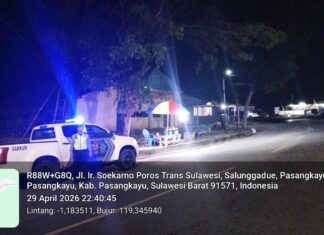 Blue Light Patrol Polres Pasangkayu, Jalanan Malam Dijaga Ketat, Warga Merasa Lebih Aman!