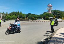 Patroli Rutin Sat Lantas Polres Pasangkayu, Wujud Kehadiran Polisi Ciptakan Kamseltibcarlantas