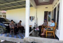 Jaga Kamtibmas Laut, Sat Polairud Polres Pasangkayu Sambangi Nelayan Pesisir