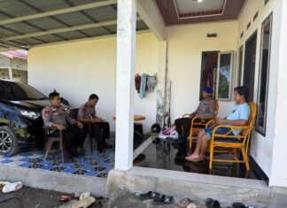 Jaga Kamtibmas Laut, Sat Polairud Polres Pasangkayu Sambangi Nelayan Pesisir
