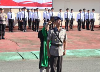Serah Terima Jabatan Kasat Polairud Polres Pasangkayu Berlangsung Khidmat