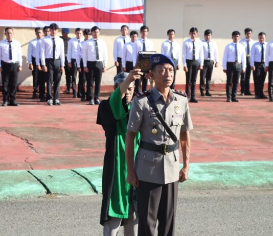 Serah Terima Jabatan Kasat Polairud Polres Pasangkayu Berlangsung Khidmat