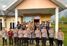 Giat Penilaian Lomba Pos Kamling Jajaran Polres Pasangkayu Oleh Dit Binmas Polda Sulbar