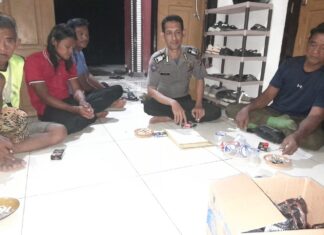 Sambang Humanis Bhabinkamtibmas, Polisi Ajak Gapoktan Mata Air Tomogo Group Jaga Situasi Tetap Kondusif