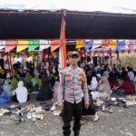 Bhabinkamtibmas Polsek Pasangkayu Amankan Isthiqosa Akbar dan Peresmian Gedung Baru Pesantren Abuhurairah