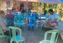 Wujud Kepedulian, Bhabinkamtibmas Sambang dan Melayat ke Rumah Duka di Dusun Telaga Sari