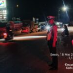 Tingkatkan Keamanan Lalu Lintas, Satlantas Polres Pasangkayu Gelar Operasi Blue Light Patroli