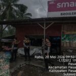Walau Diguyur Hujan, Sat Samapta Polres Pasangkayu Tetap Siaga Patroli Pagi Demi Keamanan Warga