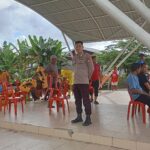 Bhabinkamtibmas Monitoring dan Amankan Turnamen Sepak Bola Piala Kecamatan U-40 di Bambalamotu