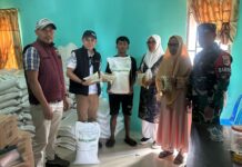 Unit Tipidter Sat Reskrim Polres Pasangkayu Kawal Penyaluran Bantuan Pangan, 90 Persen Bantuan Telah Disalurkan