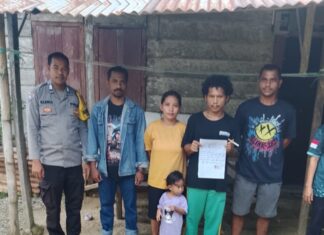 Bhabinkamtibmas Polsek Baras Mediasi Kasus Pemukulan, Kedua Belah Pihak Sepakat Damai Secara Kekeluargaan
