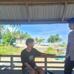 Jaga Laut Tetap Aman, Sat Polairud Polres Pasangkayu Sambangi Warga Pesisir Tanjung Babia