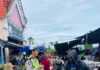 Unit Kamsel Satlantas Polres Pasangkayu Gencar Sosialisasi Tertib Berlalu Lintas di Pusat Keramaian
