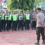 Kabag Ops Pimpin Apel Kesiapan Pengamanan Malam Takbiran Idul Adha 1447 H di Polres Pasangkayu