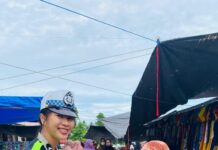 Satlantas Pasangkayu Turun Langsung ke Pusat Keramaian, Warga Diingatkan Pentingnya Tertib Berlalu Lintas
