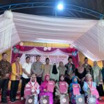 Bhabinkamtibmas Hadiri Penamatan Siswa SDN Salunggaluku, Beri Motivasi Generasi Penerus Bangsa