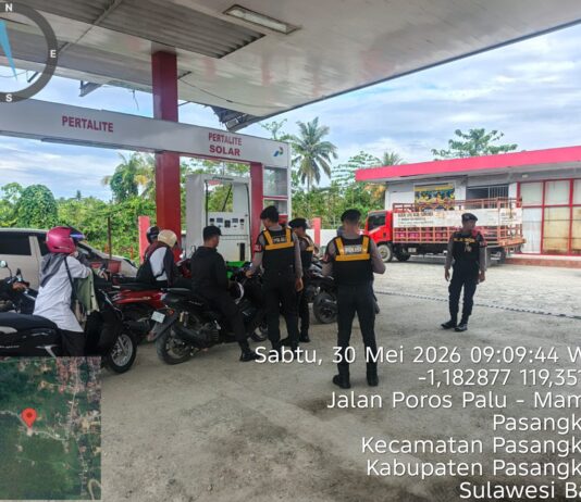 Patroli Pagi Sat Samapta Polres Pasangkayu, Ciptakan Situasi Aman dan Kondusif di Akhir Pekan