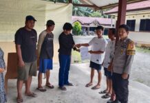 Bhabinkamtibmas Polsek Sarudu Berhasil Mediasi Kasus Penganiayaan, Kedua Pihak Sepakat Berdamai