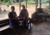 Bhabinkamtibmas Polsek Baras Sambangi Warga Desa Towoni, Ajak Masyarakat Jaga Kamtibmas Tetap Kondusif.