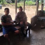 Bhabinkamtibmas Polsek Baras Sambangi Warga Desa Towoni, Ajak Masyarakat Jaga Kamtibmas Tetap Kondusif.